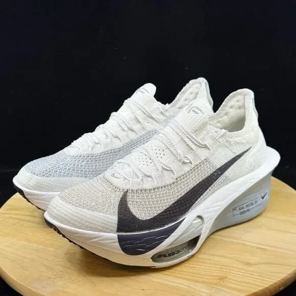 Nike Air Zoom Alphafly Next% 3 White Gridiron Pure Platinum FD8311-101 Mens 11.5 - Picture 2 of 10